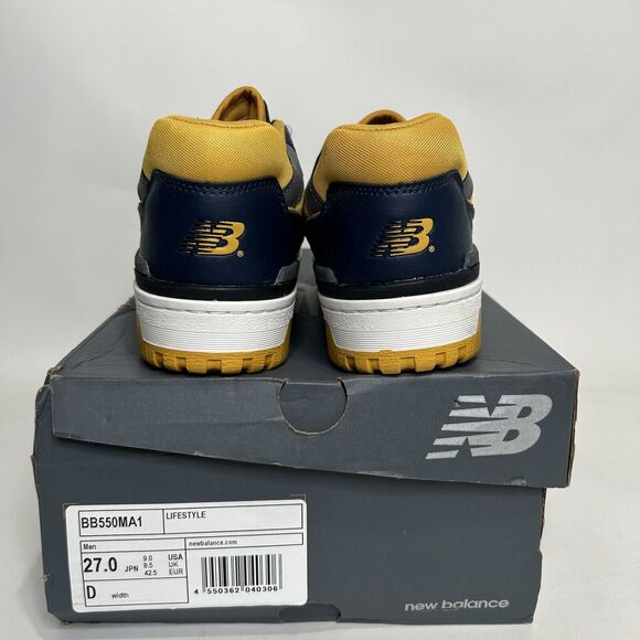 New Balance Shoes 550 “Michigan/Navy Yellow” 2024